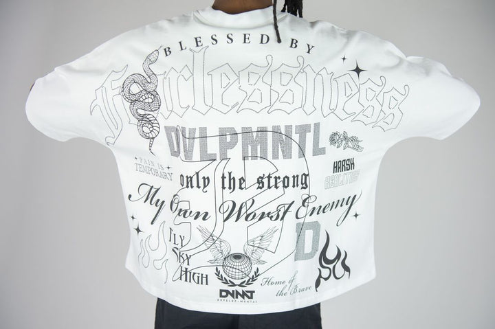 FEARLESSNESS CROP TEE