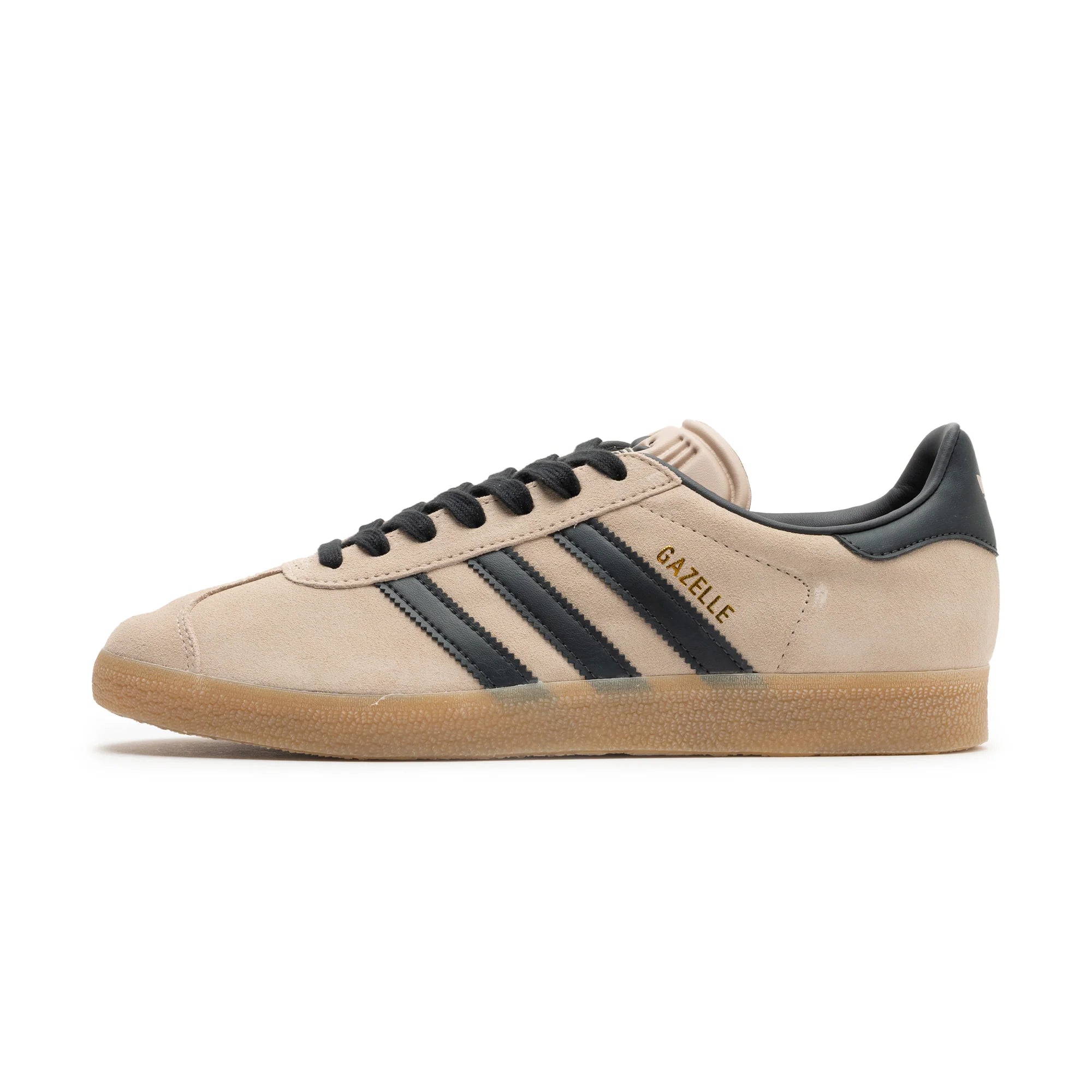 Adidas Gazelle Men's Lifestyle Shoe - Beige Black Active Athlete 88 Adidas Gazelle Men's Lifestyle Shoe - Beige Black Active Athlete 88