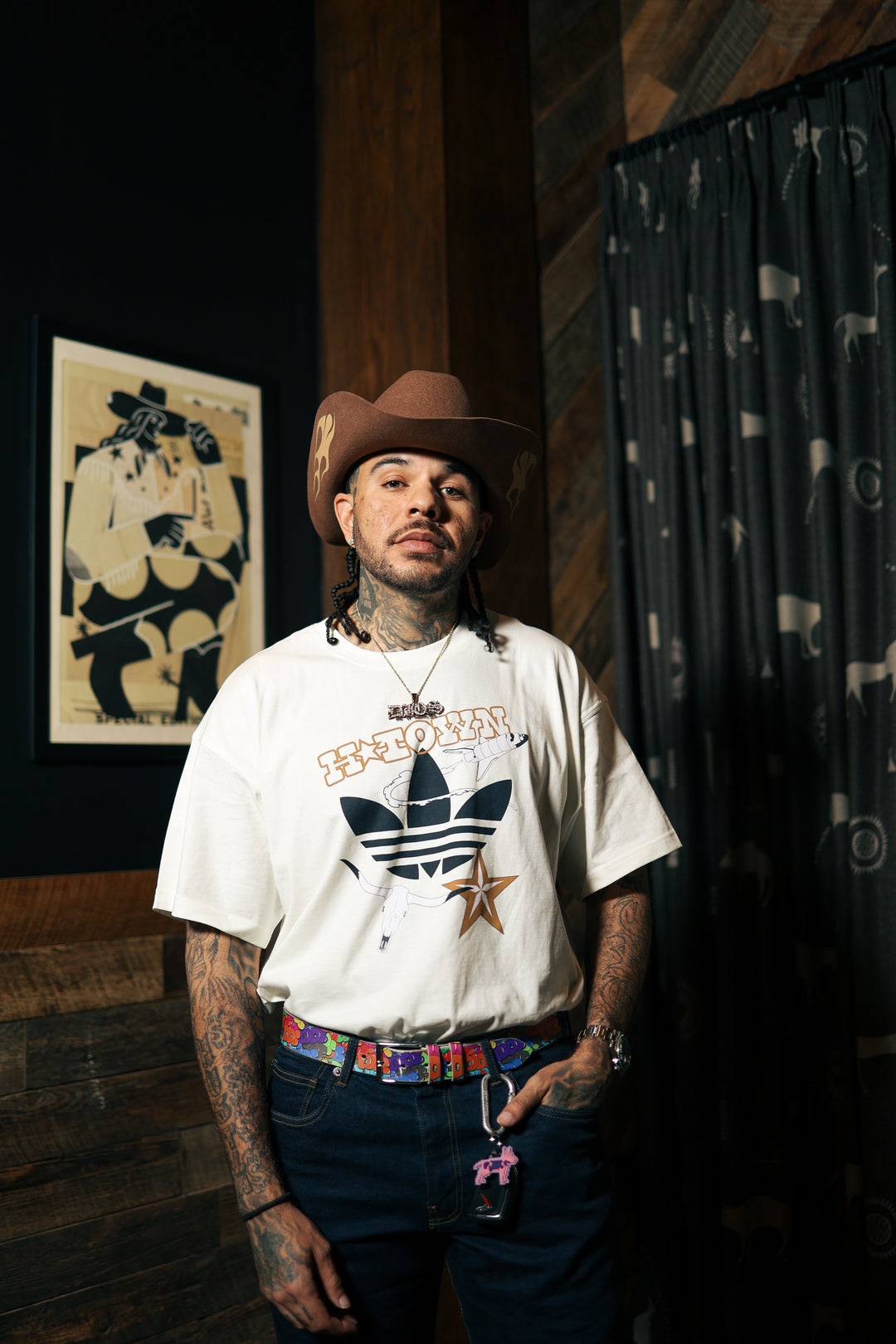 ADIDAS HTOWN TEE - OVERSIZE FIT