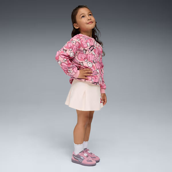 PUMA x HELLO KITTY AND FRIENDS® PATTERNED CREWNECK SWEATSHIRT