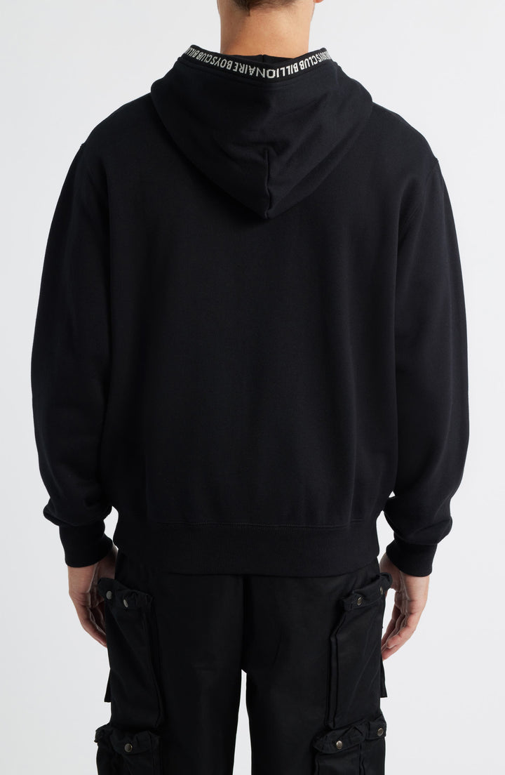 BBC MIND COTTON FLEECE ZIP-UP HOODIE