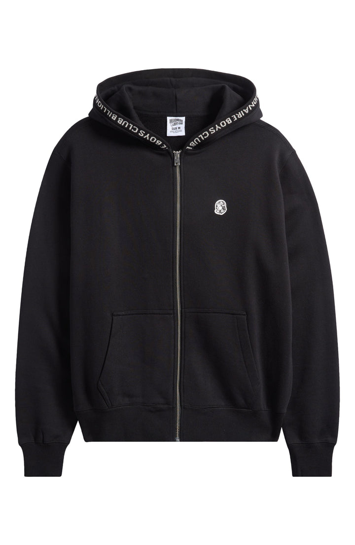 BBC MIND COTTON FLEECE ZIP-UP HOODIE