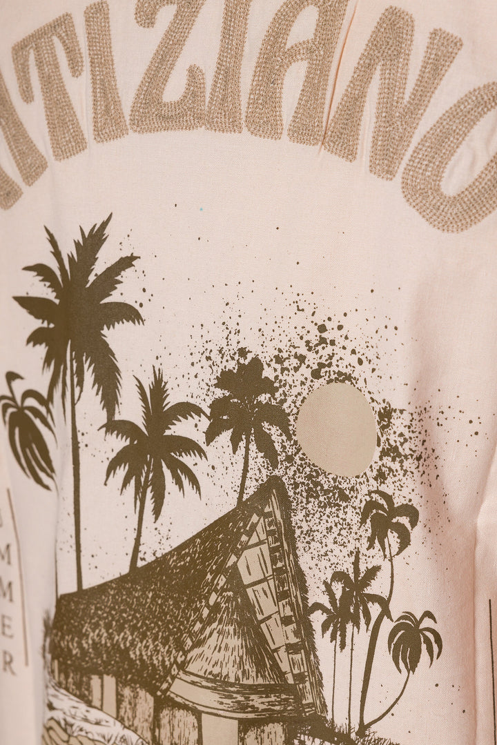 CLARK SHORT SLEEVE LINEN SHIRT