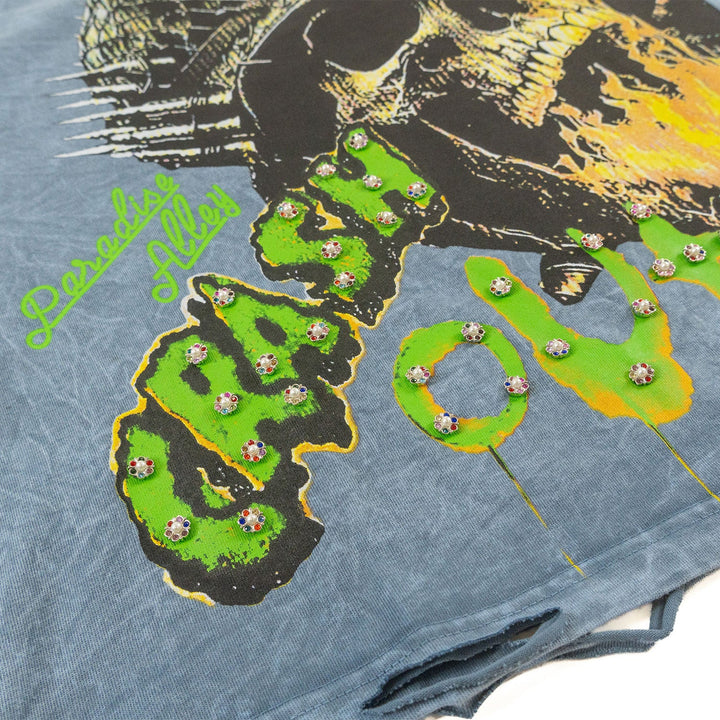 CRASH OUT CROPPED TEE