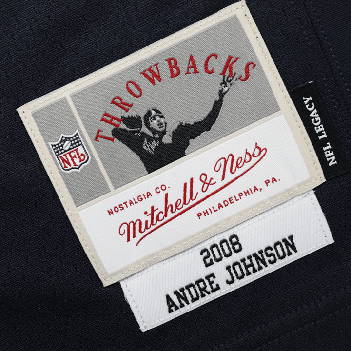 ANDRE JOHNSON NAVY HOUSTON TEXANS 2008 LEGACY JERSEY