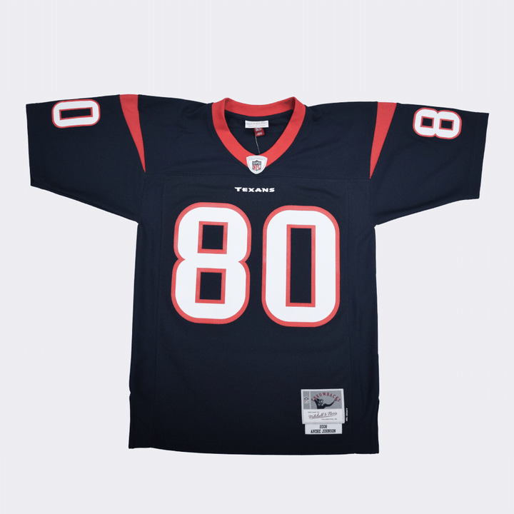 ANDRE JOHNSON NAVY HOUSTON TEXANS 2008 LEGACY JERSEY
