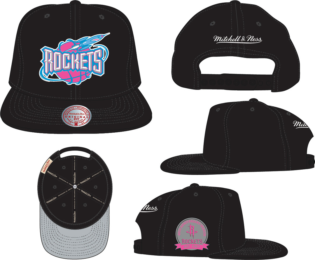 HOUSTON ROCKETS NBA NEON TROPICAL SNAPBACK