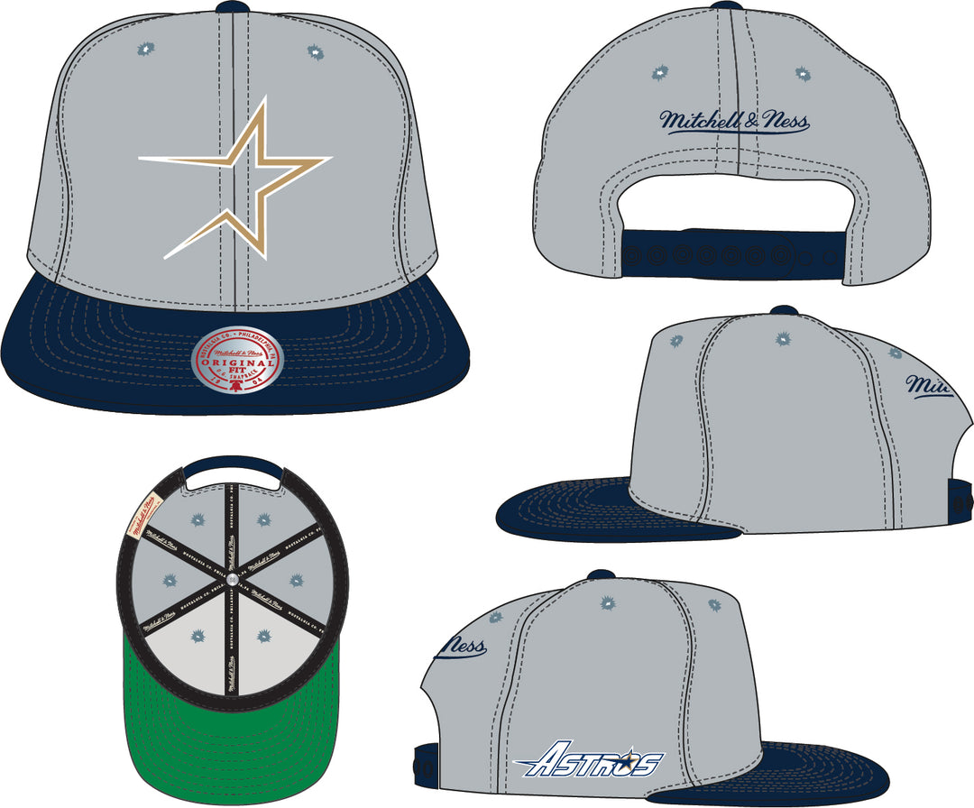 HOUSTON ASTROS MLB AWAY SNAPBACK COOP ASTROS (Grey)