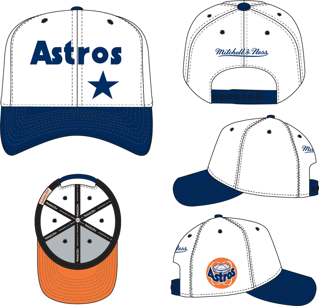 HOUSTON ASTROS MLB EVERGREEN PRO SNAPBACK COOP ASTROS  (White)