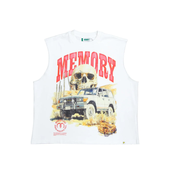 DESERT SCENE SLEEVELESS CROP TEE