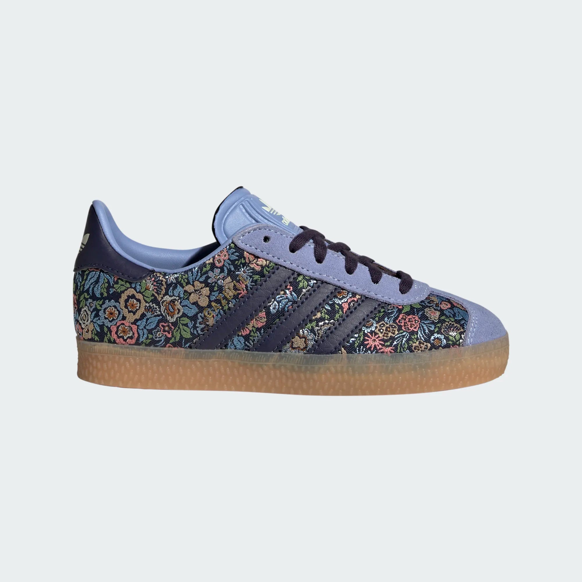 adidas gazelle silver green womens GAZELLE C (FLORAL BLUE/PURPLE)