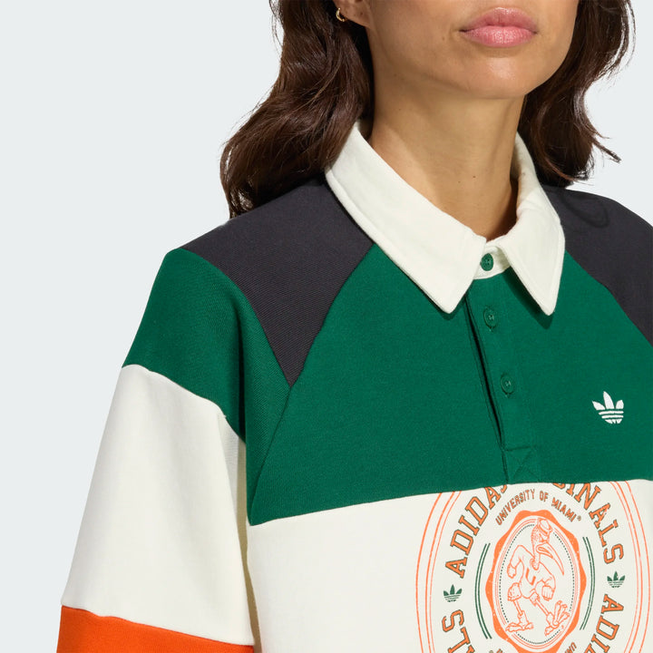 MIAMI HURRICANES ORIGINALS LONG SLEEVE POLO SHIRT
