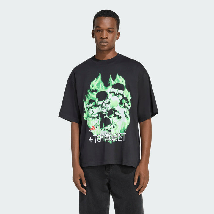 ADIDAS ORIGINALS TEAMGEIST SKELETON ILLUSTRATED TEE