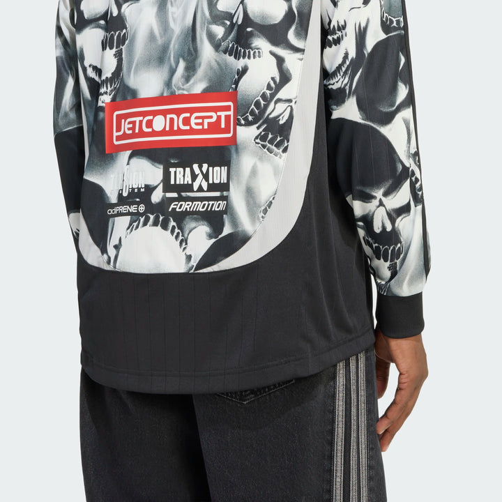 ALLOVER SKELETON PRINT L/S JERSEY