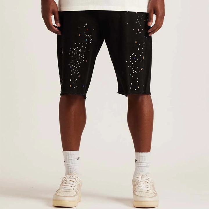 BOWIE DENIM SHORT - Black
