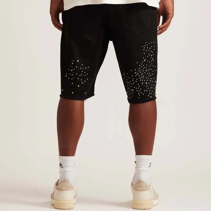 BOWIE DENIM SHORT - Black