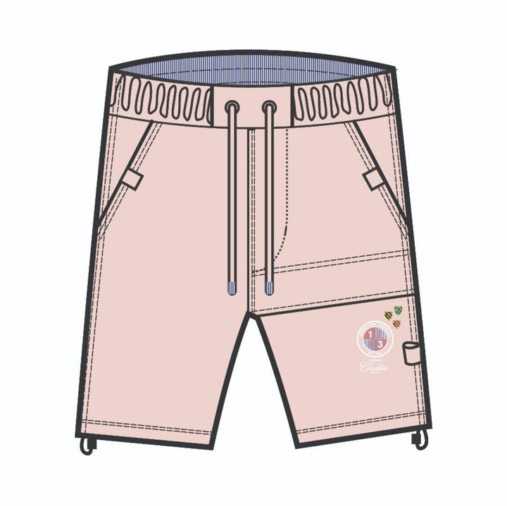 Corsica Cotton Pique Knit Short (Pink)