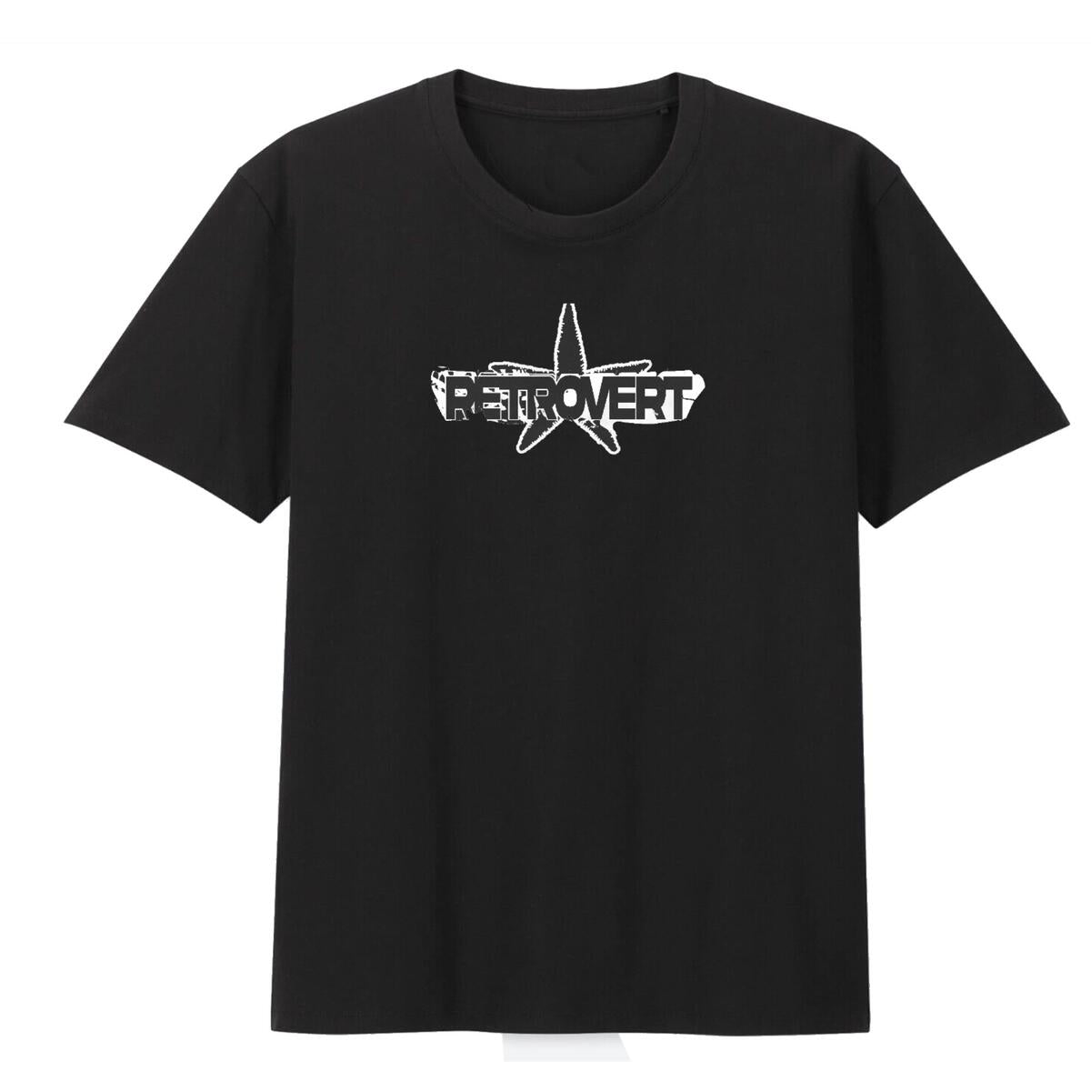 Retrovert Star T-Shirt (Black)