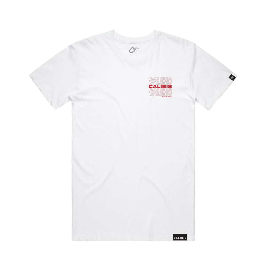 Vibes Tee (White/Red)