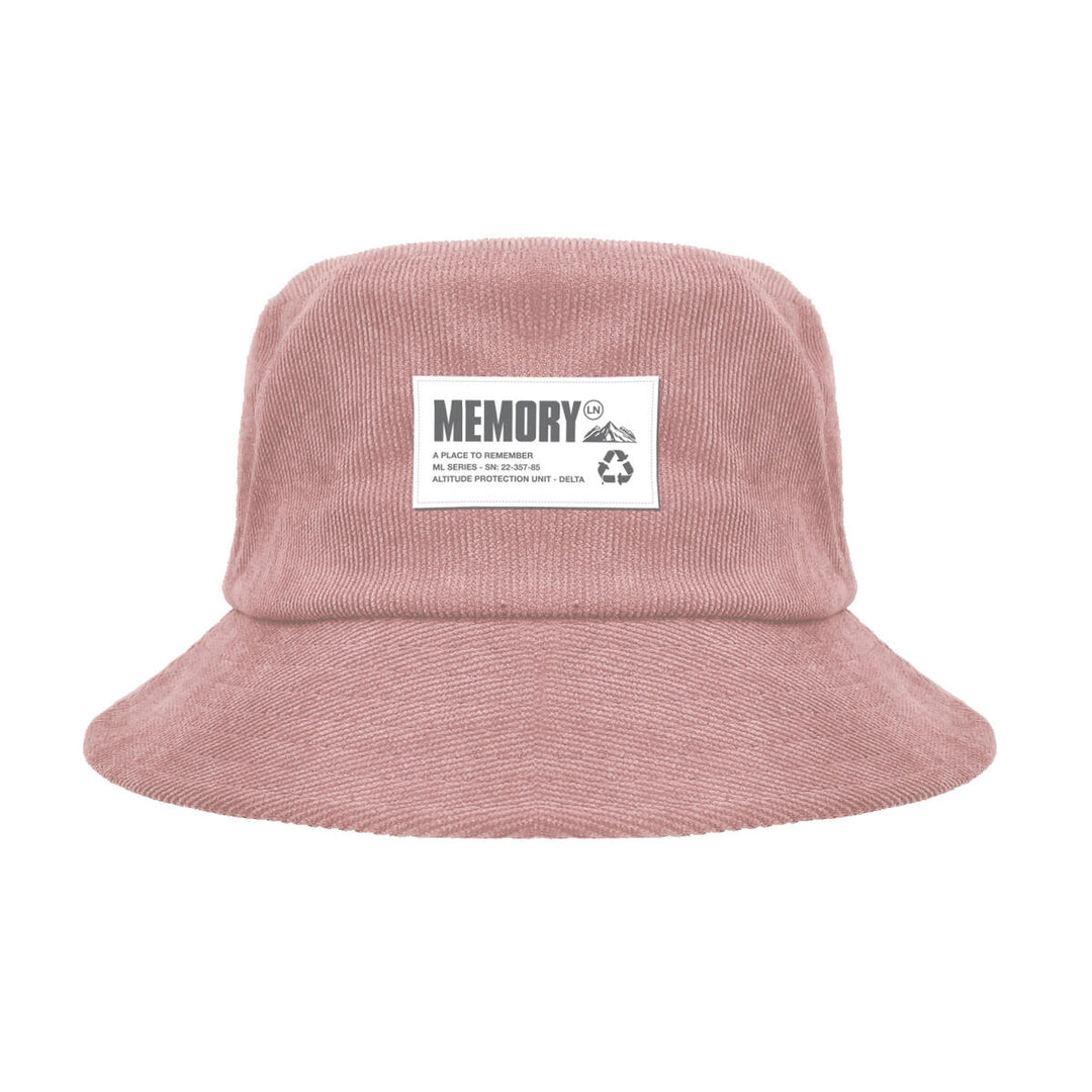 CORE LABEL CORDUROY BUCKET (Dust Pink)