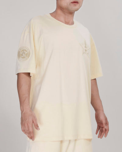 HOUSTON ASTROS NEUTRAL CJ DROP SHOULDER TEE (EGGSHELL)