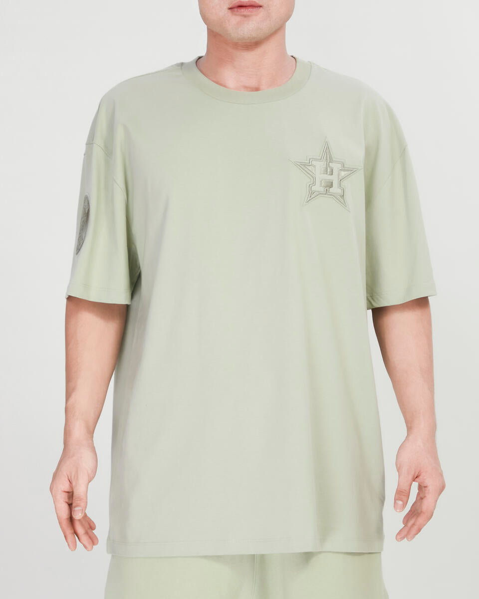 HOUSTON ASTROS NEUTRAL CJ DROP SHOULDER TEE (MOSS)