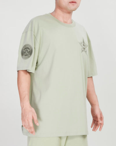 HOUSTON ASTROS NEUTRAL CJ DROP SHOULDER TEE (MOSS)