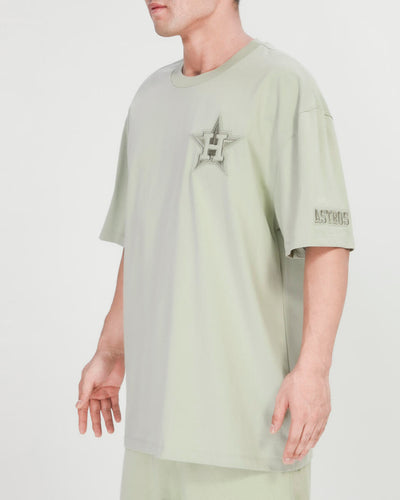 HOUSTON ASTROS NEUTRAL CJ DROP SHOULDER TEE (MOSS)