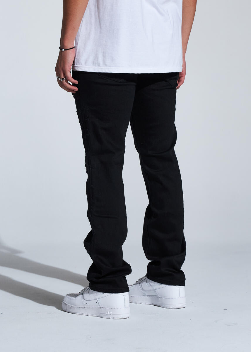 PACIFIC DENIM PANTS "JET BLACK"