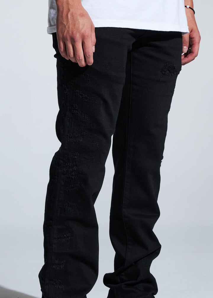 PACIFIC DENIM PANTS "JET BLACK"