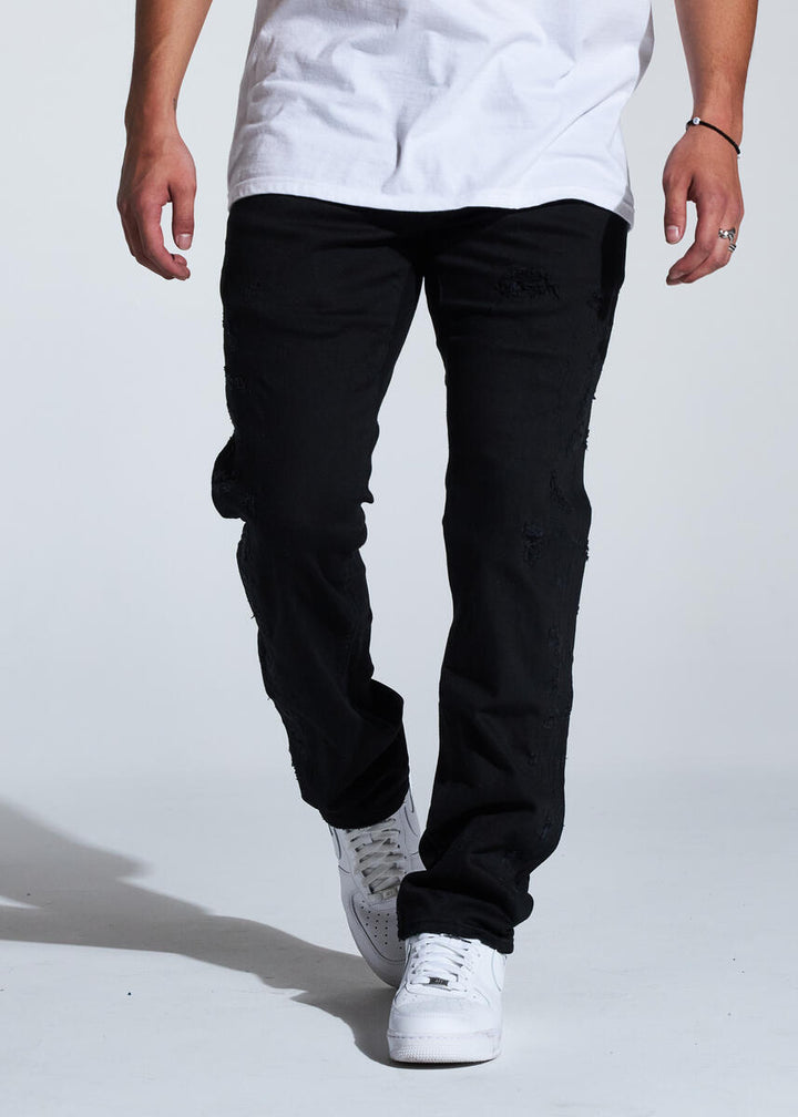 PACIFIC DENIM PANTS "JET BLACK"