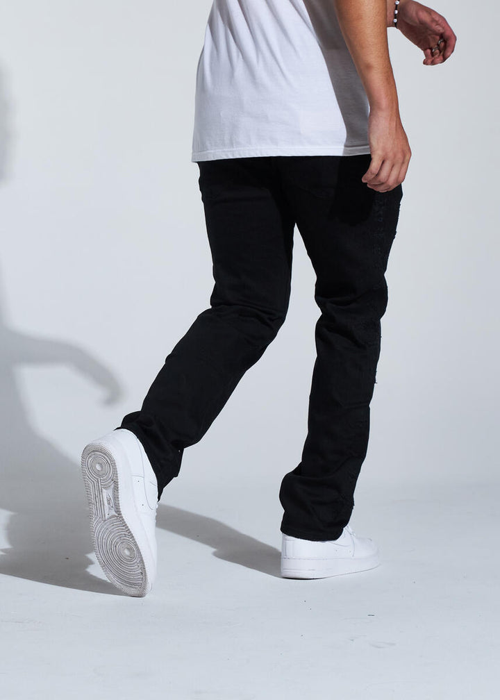 PACIFIC DENIM PANTS "JET BLACK"