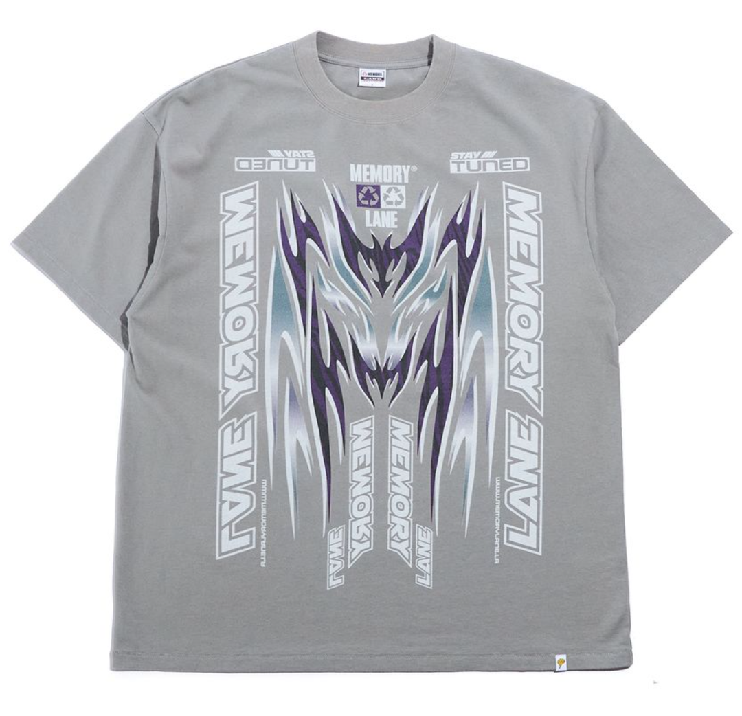 DECAL BANNER TEE (LIGHT GRAY)