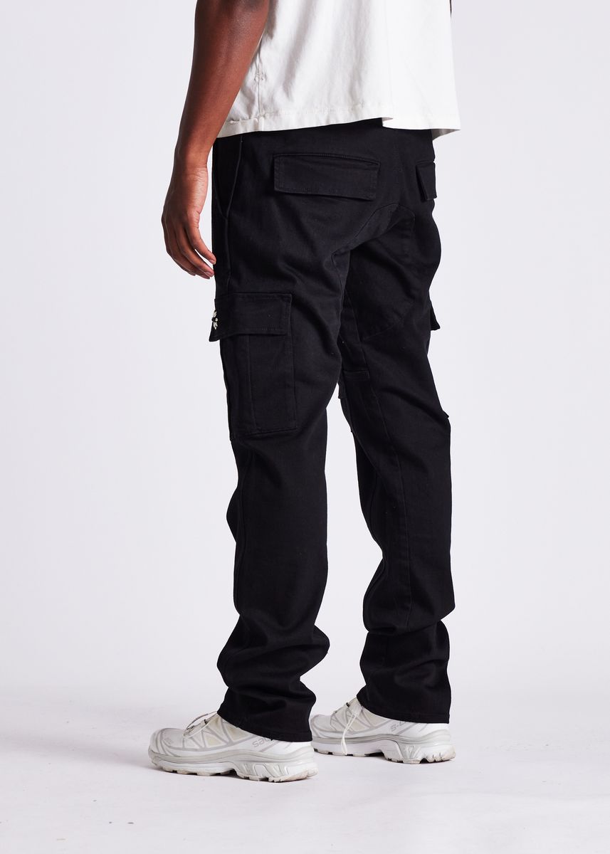 CADES CARGO PANTS "JET BLACK"