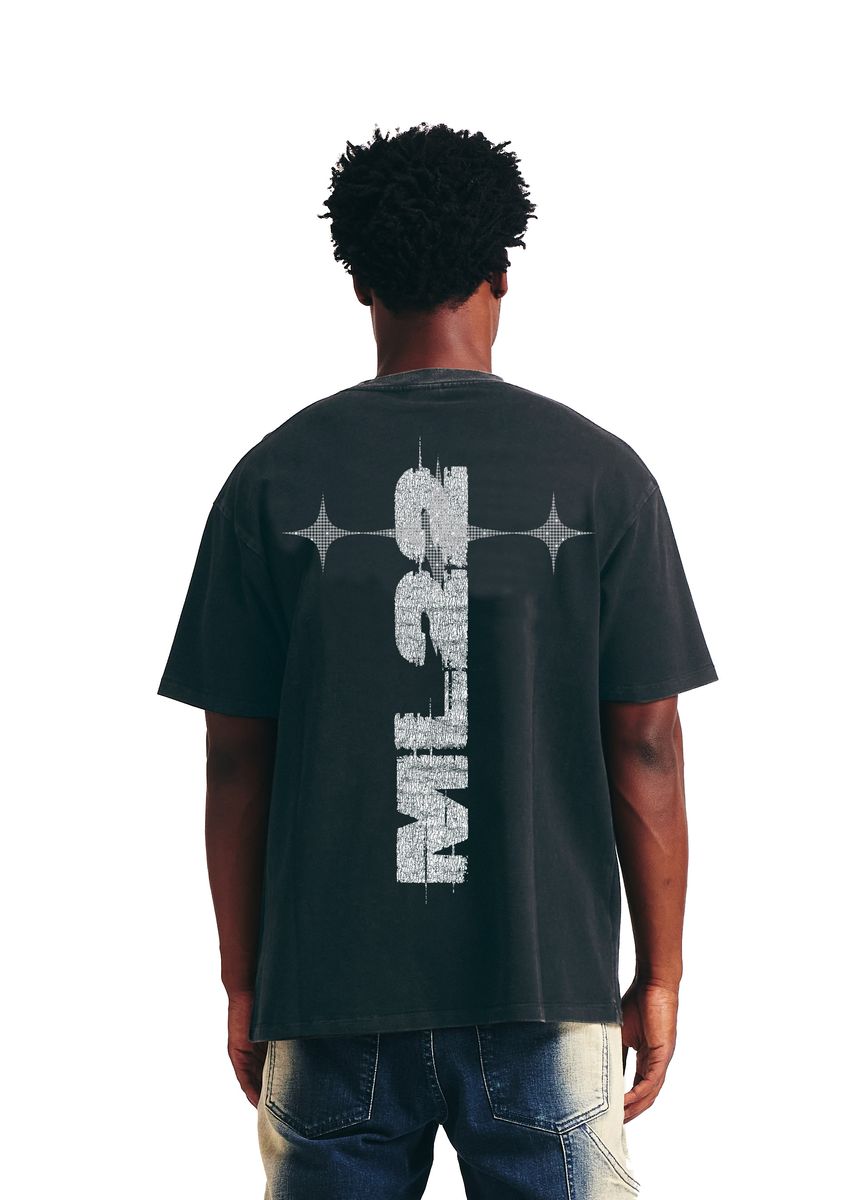 EMBELLISHED SKULL WIRE TEE