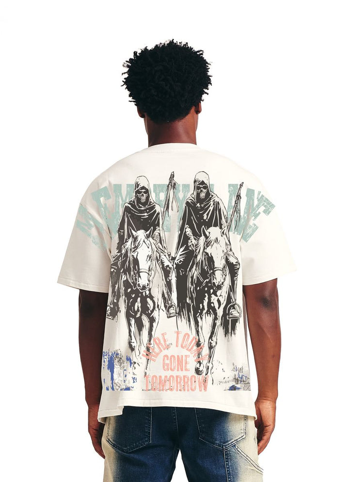 REAPER DOODLE CROP TEE