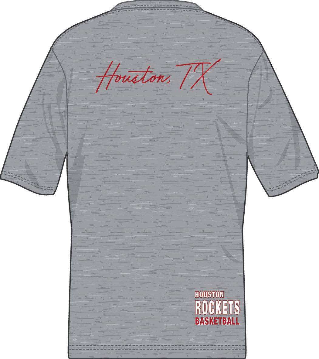 NBA M&N CITY COLLECTION S/S TEE ROCKETS (Grey Heather)