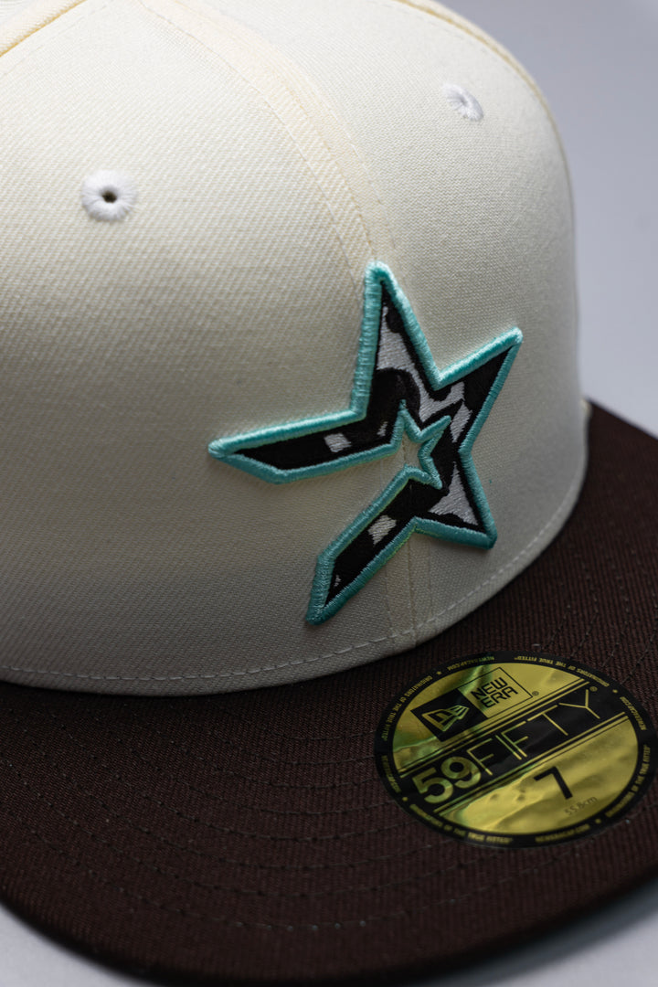 LONE STAR REPPIN' 59FIFTY FITTED "CHROME WHITE"