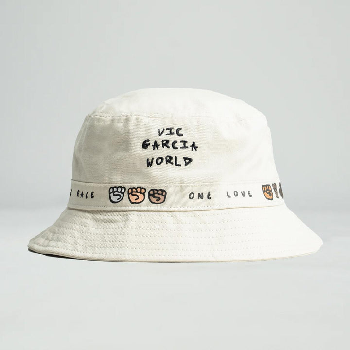 One Race, One Love Bucket Hat (Cream)