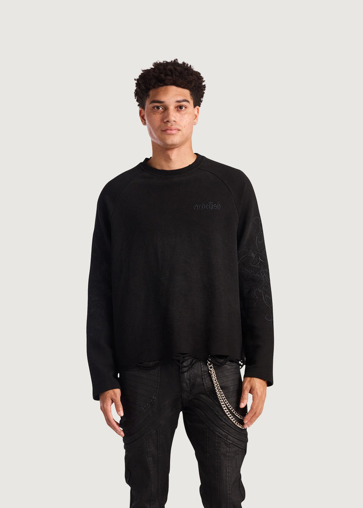 ASHEN THREAD L/S KNIT