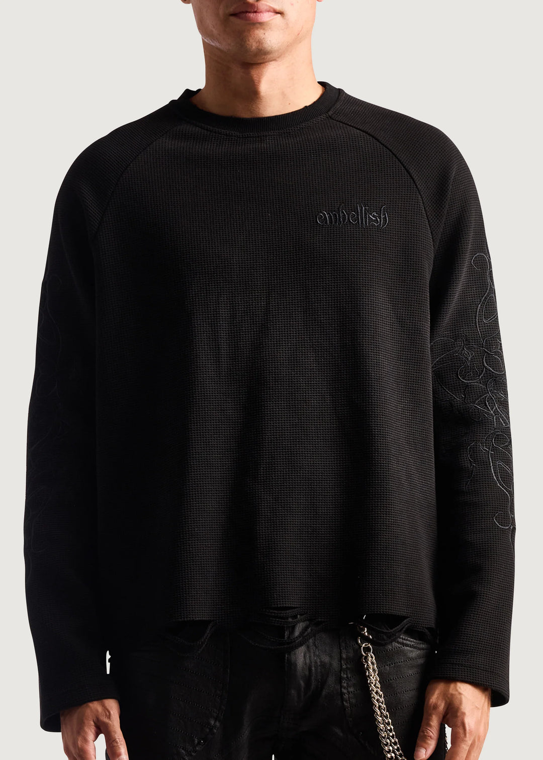 ASHEN THREAD L/S KNIT