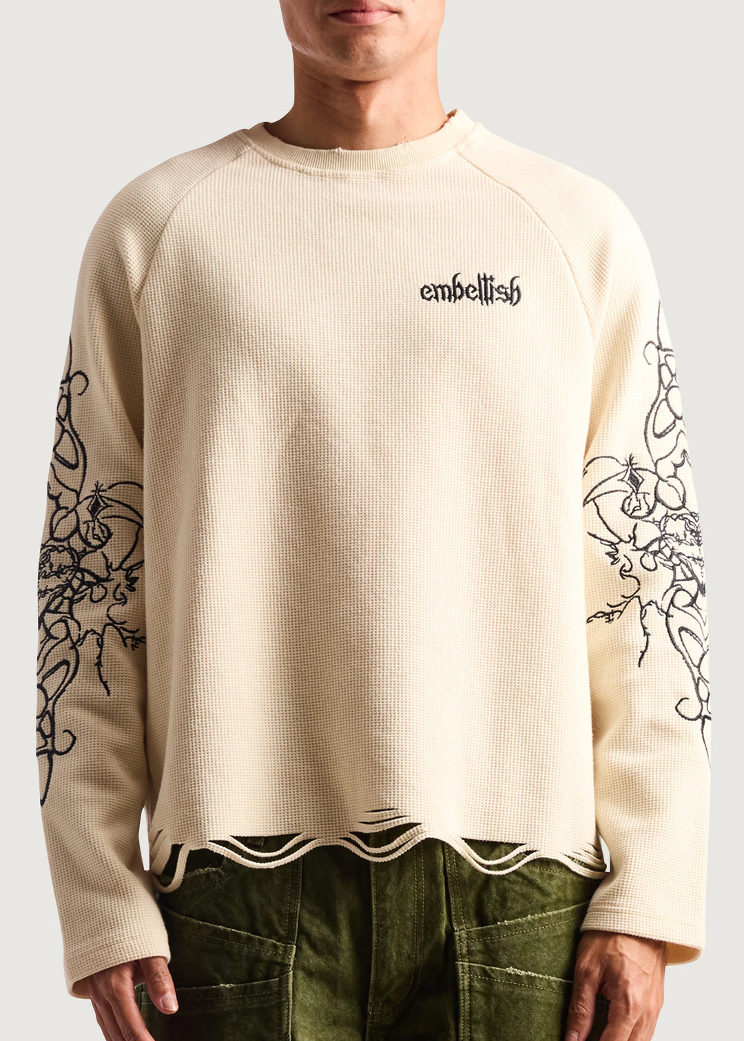 ASHEN THREAD L/S KNIT
