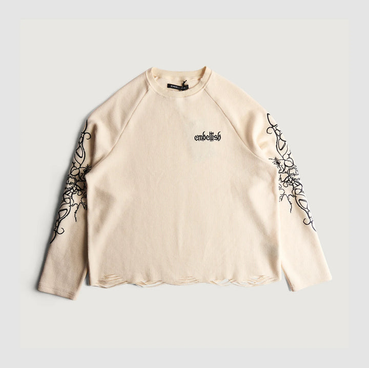 ASHEN THREAD L/S KNIT