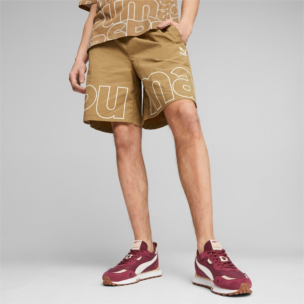 PUMA TEAM Men's Relaxed Shorts (Toasted)