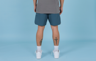 VARSITY NYLON SHORTS (MOSS)