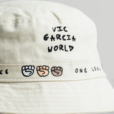 One Race, One Love Bucket Hat (Cream)