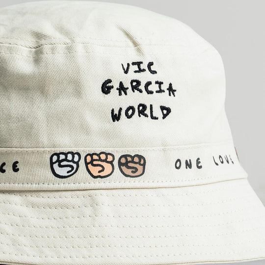 One Race, One Love Bucket Hat (Cream)