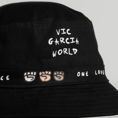 One Race, One Love Bucket Hat (Black)