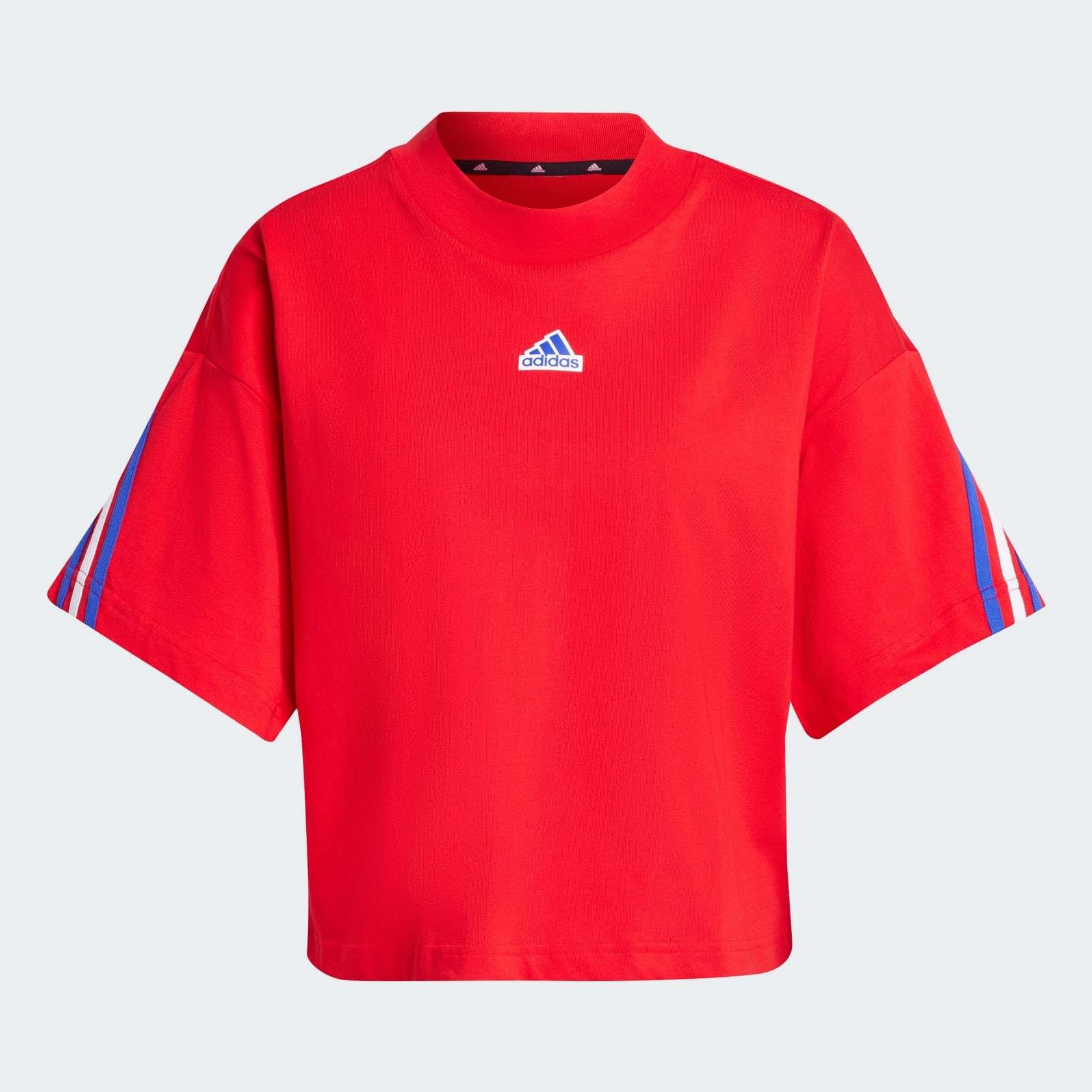 3 stripes tee red