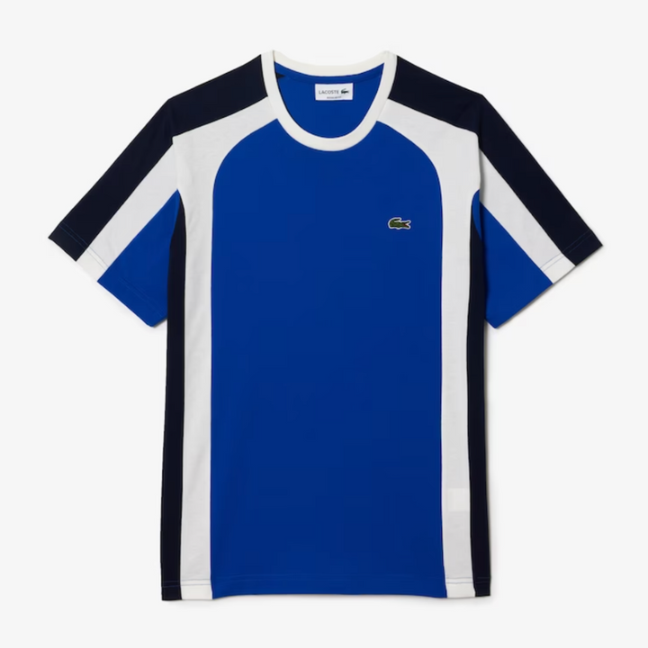 Men’s Colorblock Cotton Jersey T-Shirt (Grey or Blue)